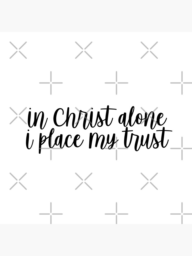 In Christ Alone {Velcro Tag} In Christ Alone {Velcro Tag}