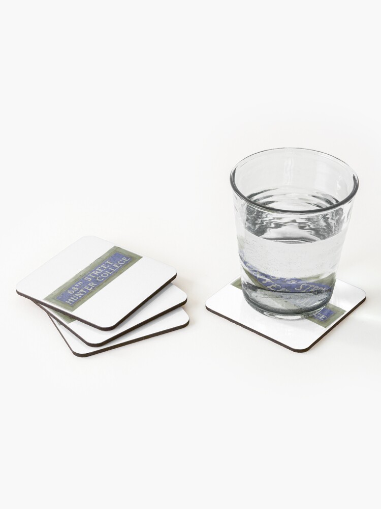 Alternate view of 68th St Subway Sign Coasters (Set of 4)