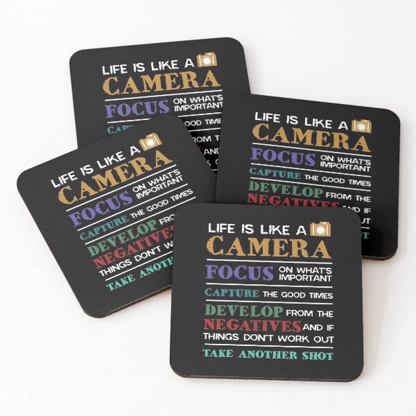 Item preview, Life is Like A Camera Photography Photographer Cam designed and sold by MooonTees.