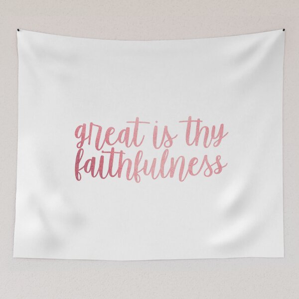 Item preview, GREAT IS THY FAITHFULNESS 2 (ROSE) designed and sold by christikdesigns.