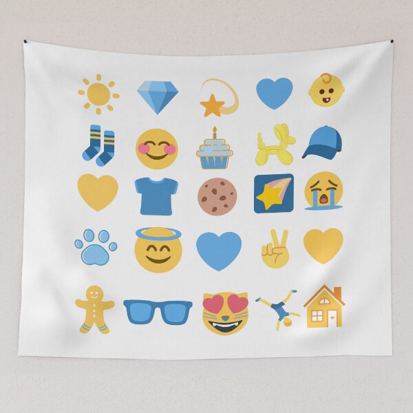 Item preview, Patton Sanders Emoji Print designed and sold by More-Than-Kin.