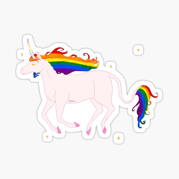 Licorne gay Sticker