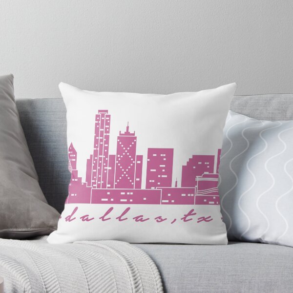 Item preview, Dallas Skyline - Pink designed and sold by Calliewilleford.