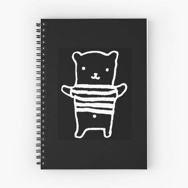 Item preview, Alli Bear White on Black designed and sold by AlliArnold.