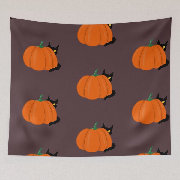 Item preview, Halloween Pumpkin Cat designed and sold by Psycatdelic.