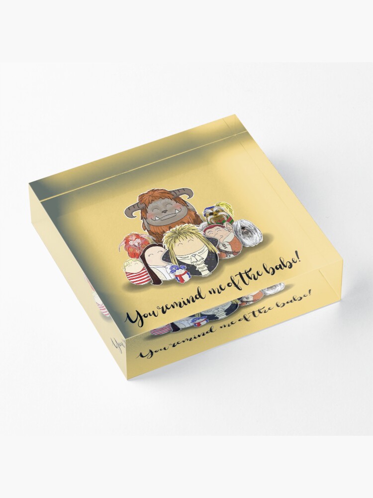 Alternate view of You Remind me of the Babe Acrylic Block
