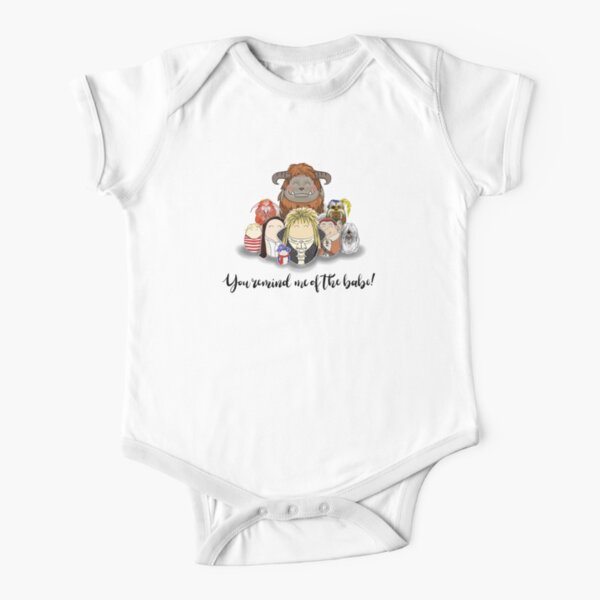 You Remind me of the Babe Short Sleeve Baby One-Piece