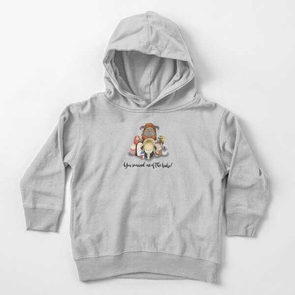 You Remind me of the Babe Toddler Pullover Hoodie