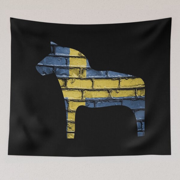 Item preview, dala horse sweden (dala hästarna) designed and sold by TShirtsByMs.