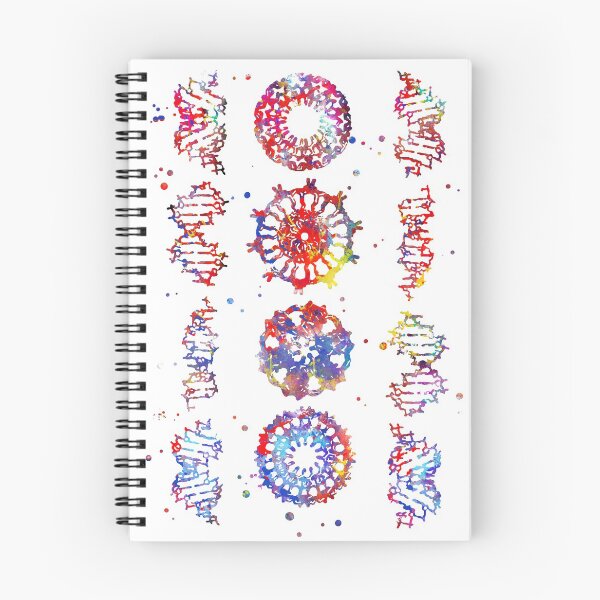 Item preview, DNA molecule, watercolor DNA, DNA, molecule designed and sold by Rosaliartbook.