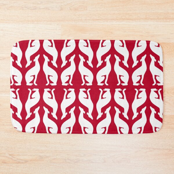 Item preview, Greyhound Pattern: Merlot & White designed and sold by HiNoonStudio.