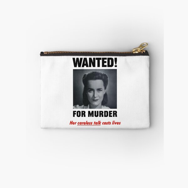 Item preview, Wanted For Murder - Her Careless Talk Costs Lives designed and sold by warishellstore.