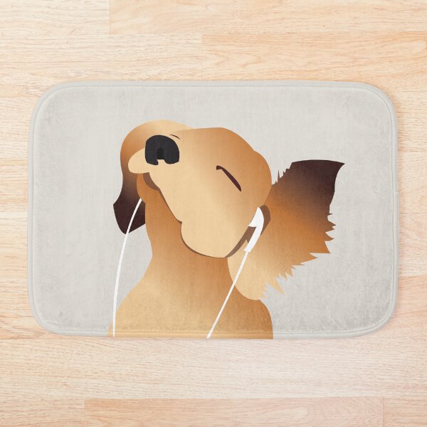 Jammin' Puppy Dog Bath Mat