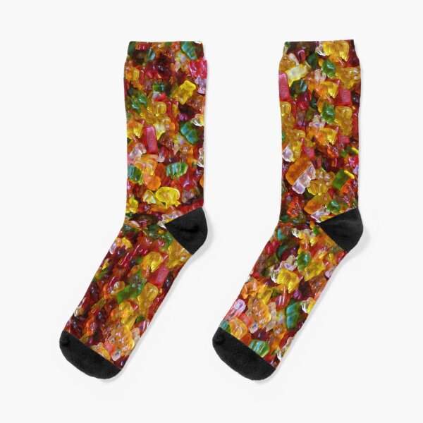 Gummy Bears Pattern Socks