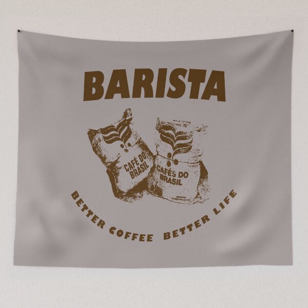 Item preview, BARISTA coffee espresso brown designed and sold by TShirtsByMs.