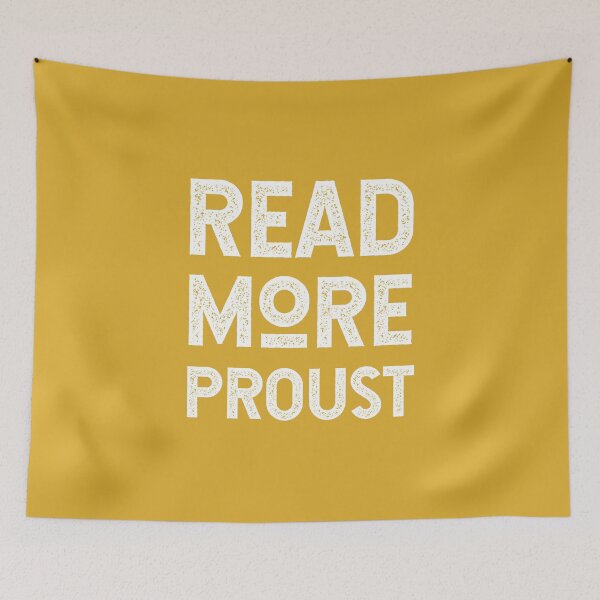 Item preview, READ MORE PROUST for Marcel Proust French Literature Readers. Mustard Yellow designed and sold by kierkegaard.