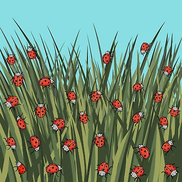 Artwork thumbnail, Ladbug Pattern by ekpatterns