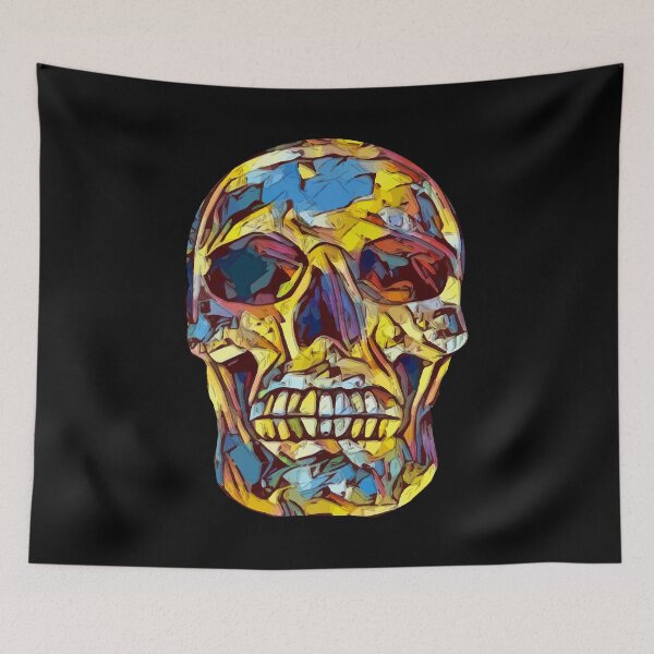 Item preview, Skull skulls colorful designed and sold by TShirtsByMs.
