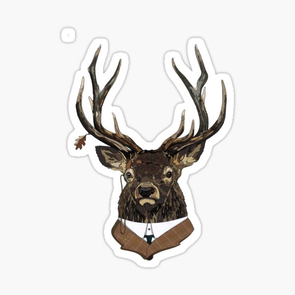 Suited Sticker