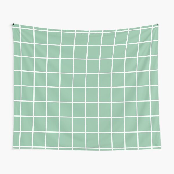 Mint Green Grid Merch & Gifts for Sale