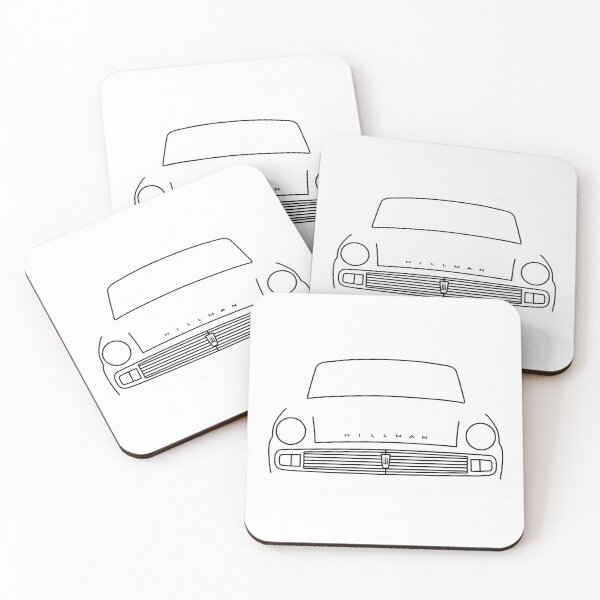 Artikelvorschau, Hillman Minx Series VI Oldtimer-Umrissgrafik (schwarz) entworfen und verkauft von soitwouldseem.
