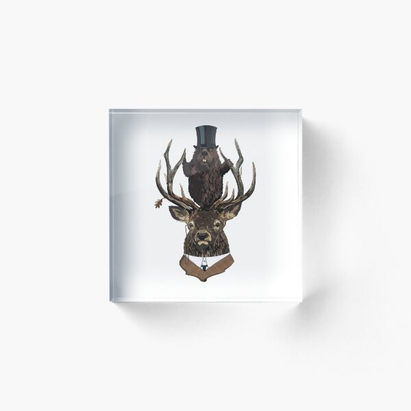 The Earl & Council - with hidden pictures Acrylic Block