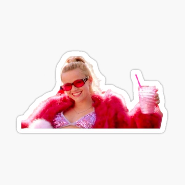 Pink Elle Woods Legally Blonde Sticker ! Sticker