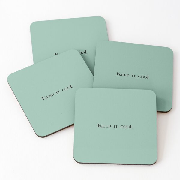 Item preview, Keep it cool Green designed and sold by Minimalist Quotes and Sayings.