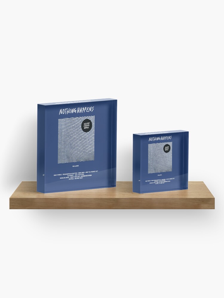 Alternate view of Wallows - Nothing Happens Acrylic Block