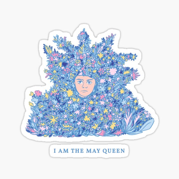 Midsommar - I Am the May Queen - Fan Art of the 2019 Horror Movie Sticker