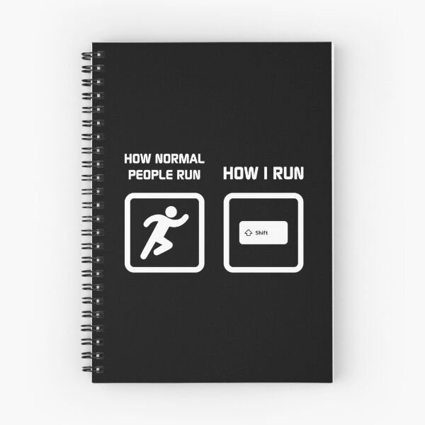 Item preview, How People Run, How I Run - Funny Gamer Eat Sleep Style designed and sold by PugSwagClothing.