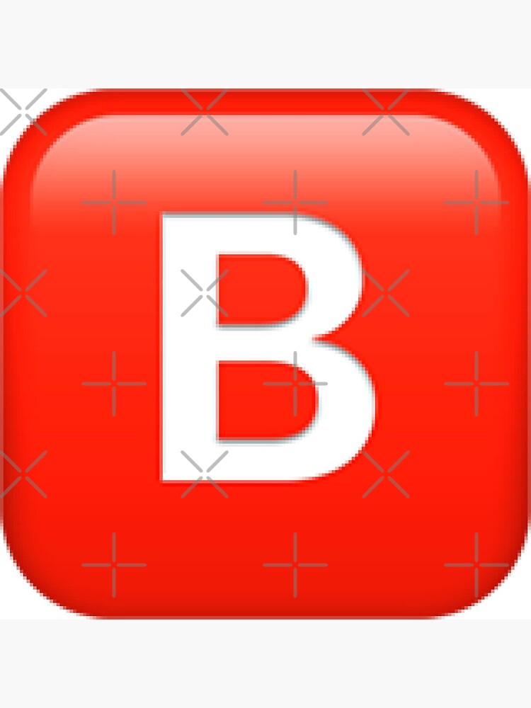 "B Meme Emoji" Poster For Sale By AMemeStore | Redbubble