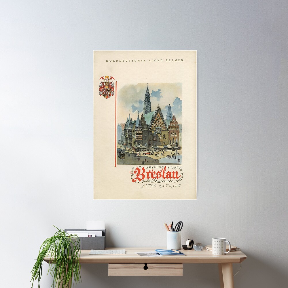 Breslau, Germany: Old City Hall Poster