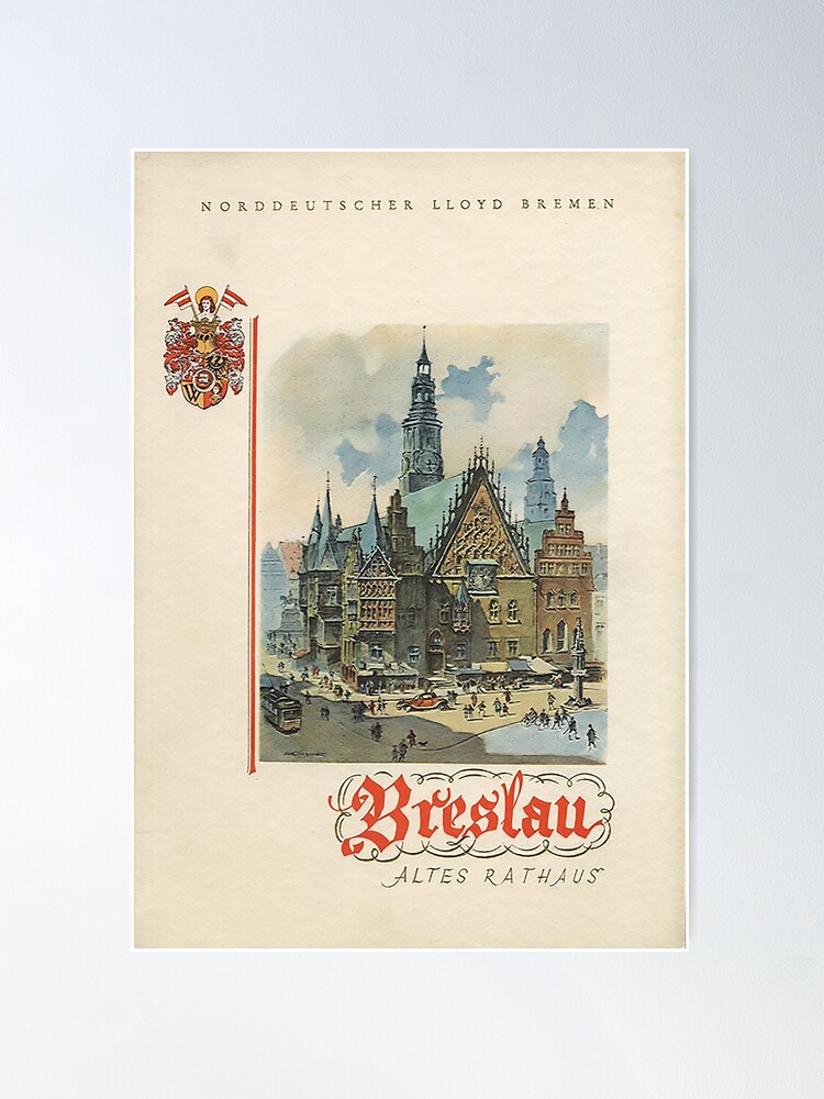 Alternate view of Breslau, Germany: Old City Hall Poster