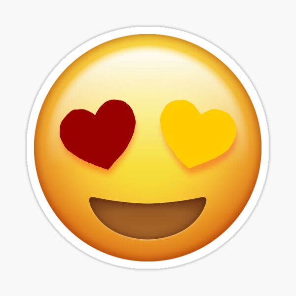 Sticker: Herz Auge Emoji