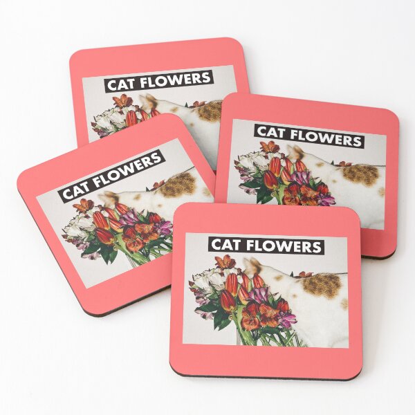 Item preview, Cat Flowers (colour) designed and sold by ChristopheSpink.