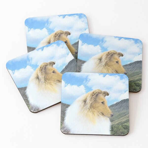 Item preview, Collie in Mountains (Rough) designed and sold by alpendesigns.
