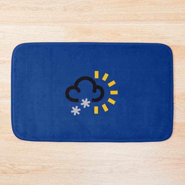 Item preview, Snow and Sun !?, Weather Forecast Symbol - Snowy Sunshine, Sunny Weather Forecaster TV News Signs, Unusual, Retro, Different Design designed and sold by granimatedesign.