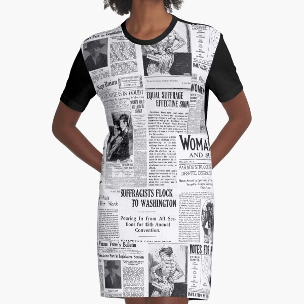 MAKING AMERICA GREAT - WOMEN'S SUFFRAGE Graphic T-Shirt Dress
