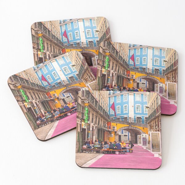 Item preview, Rua cor de rosa. Pink street. Cais do Sodré. Lisbon designed and sold by Tereza Pilar  Art.