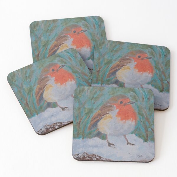 Item preview, Cold Fluffy Robin designed and sold by Dawn Zintel.