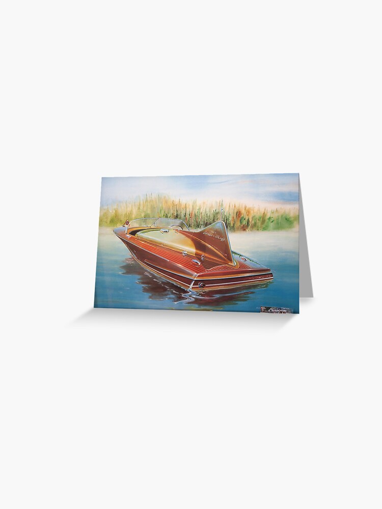 1955 Chris Craft Cobra Boat Bag Tag 1955 Chris Craft Cobra Boat Bag Tag