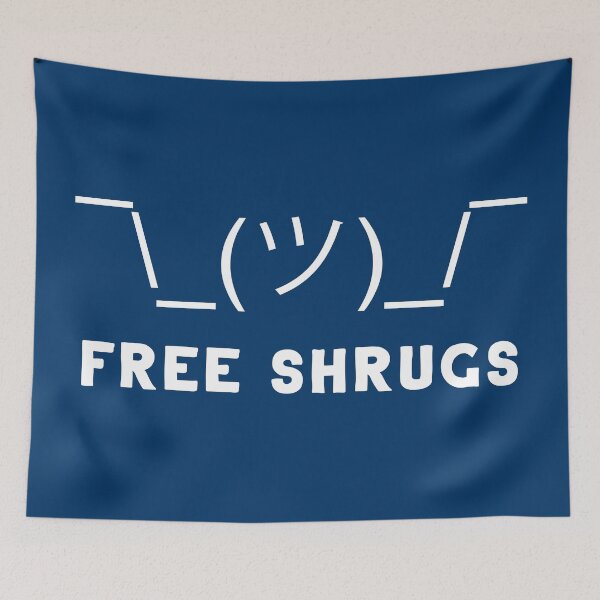 Item preview, Free Shrugs designed and sold by DigitalCleo.