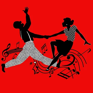 Artwork thumbnail, Dancing With Jazz Notes by Slinky-Reebs