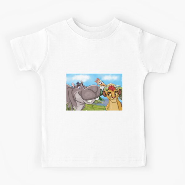 Lion Cartoon Guard Kids T-Shirt