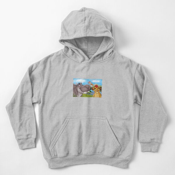 Lion Cartoon Guard Kids Pullover Hoodie