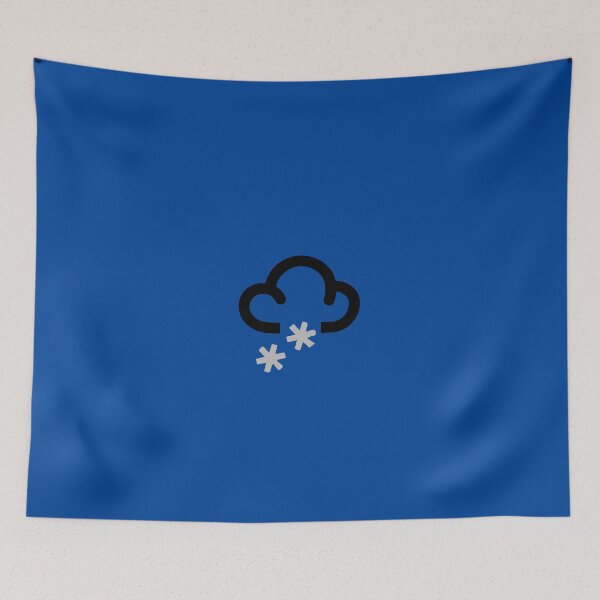Item preview, Heavy Snow, Weather Forecast Symbol - Weather Forecaster TV News Signs, Unusual, Retro, Different Design designed and sold by granimatedesign.