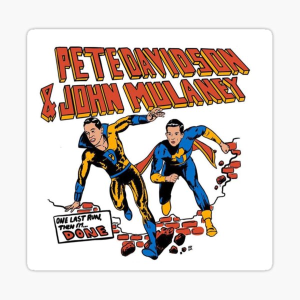 Aperçu de l'œuvre Tournée comique de Pete Davidson et John Mulaney créée et vendue par Findingneemo.