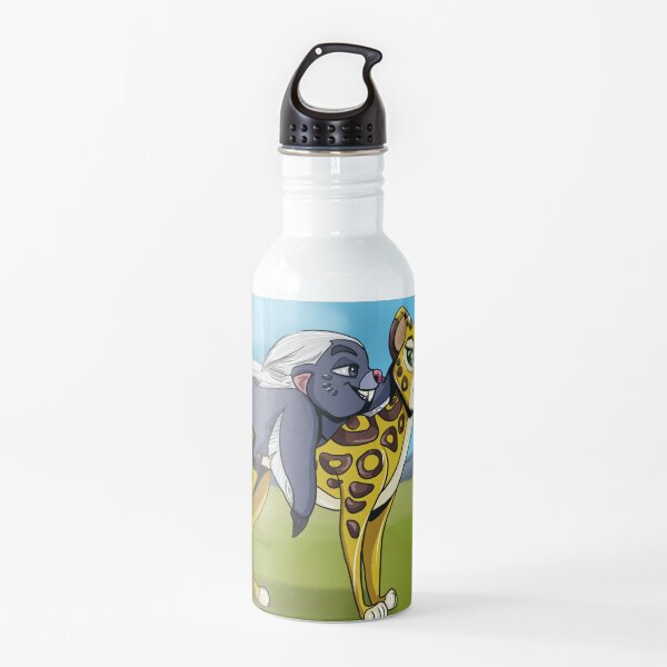 Lion Cartoon Guard Cheetah Bunga Water Bottle