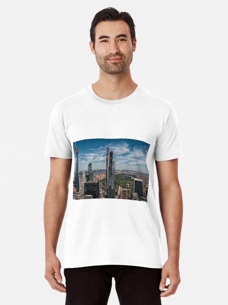 Thumbnail 1 of 6, Premium T-Shirt, A view from the top. designed and sold by Scooterbob.